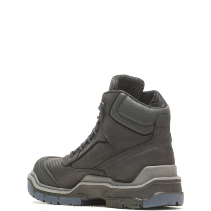 Men Raider DuraShocks Shield 6" CarbonMax Work Boot VZRN120 Black Wolverine - Image 3