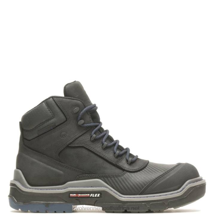 men_raider_durashocks_shield_6_carbonmax_work_boot_vzrn120_black_wolverine.jpg Men Raider DuraShocks Shield 6" CarbonMax Work Boot VZRN120 Black Wolverine - Image 1