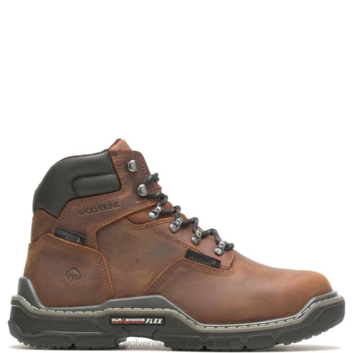 men_raider_durashocks_waterproof_6_met_guard_work_boot_vzrn143_peanut_wolverine.jpg Men Raider DuraShocks Waterproof 6" Met-Guard Work Boot VZRN143 Peanut Wolverine - Image 1