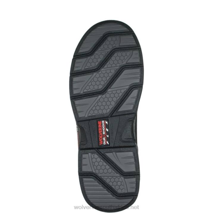 Men Raider DuraShocks Waterproof 6" Work Boot VZRN168 Peanut Wolverine - Image 4