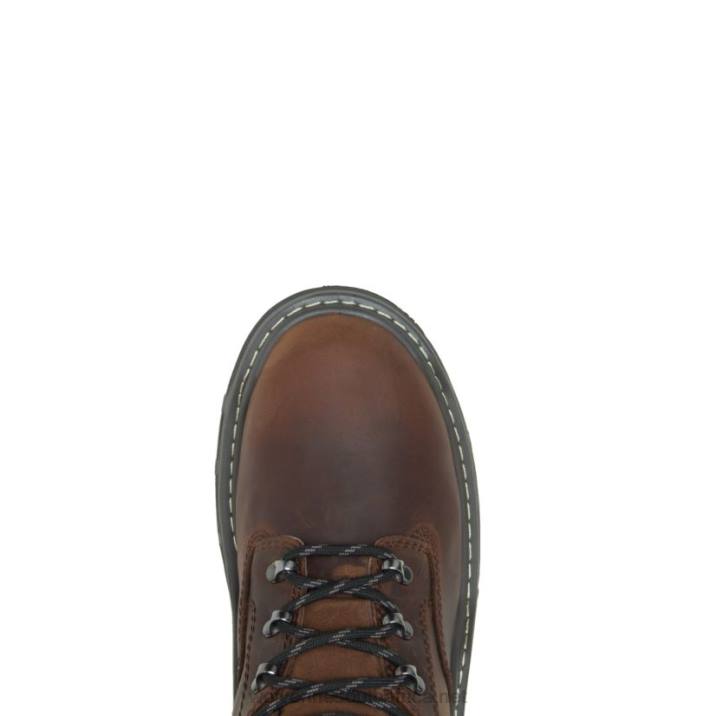 Men Raider DuraShocks Waterproof 6" Work Boot VZRN168 Peanut Wolverine - Image 5