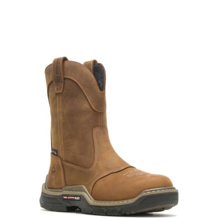 Men Raider DuraShocks Western CarbonMax Work Wellington VZRN26 Real Brown Wolverine - Image 2