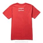 Men Ram Trucks Collection - Built for the Driven Short Sleeve Tee VZRN247 Red Heather Wolverine - Image 2