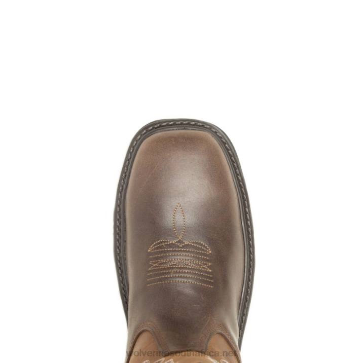 Men Rancher EPX CarbonMax Work Wellington VZRN148 Gravel/Brown Wolverine - Image 5