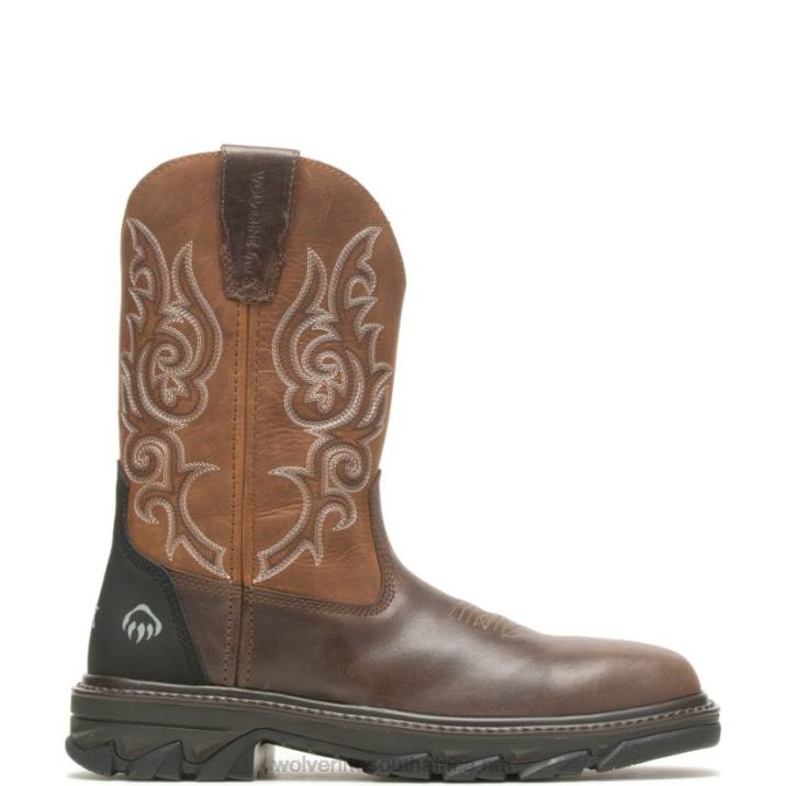 Men Rancher EPX CarbonMax Work Wellington VZRN148 Gravel/Brown Wolverine - Image 1