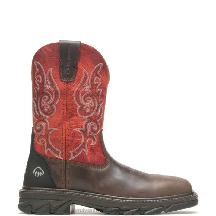 men_rancher_epx_carbonmax_work_wellington_vzrn149_orange_brown_wolverine.jpg Men Rancher EPX CarbonMax Work Wellington VZRN149 Orange/Brown Wolverine - Image 1