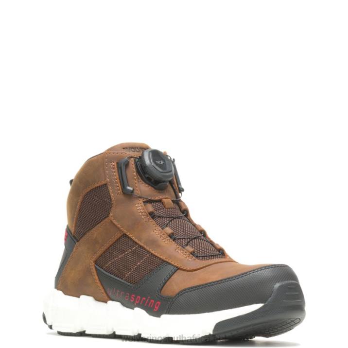 Men Rev BOA UltraSpring DuraShocks Vent CarbonMax Work Boot VZRN2 Brown Wolverine - Image 2