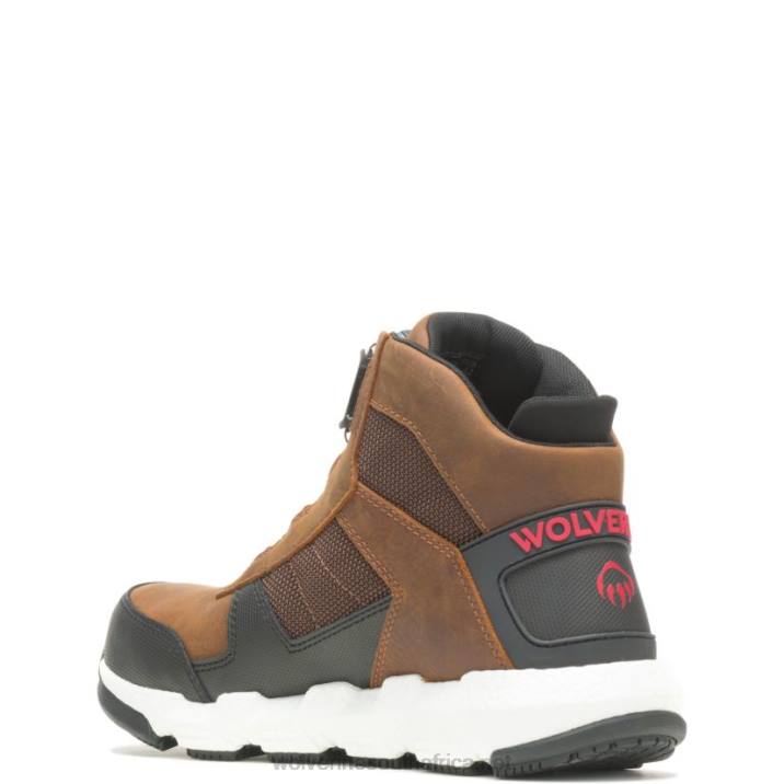 Men Rev BOA UltraSpring DuraShocks Vent CarbonMax Work Boot VZRN2 Brown Wolverine - Image 3