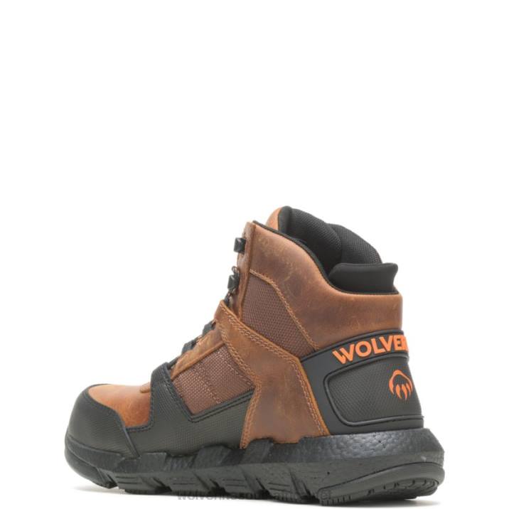 Men Rev UltraSpring DuraShocks Vent CarbonMax Work Boot VZRN19 Tobacco Wolverine - Image 3
