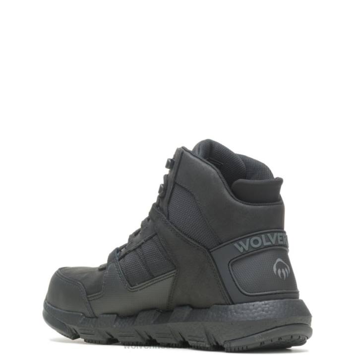 Men Rev UltraSpring DuraShocks Vent CarbonMax Work Boot VZRN20 Black Wolverine - Image 3