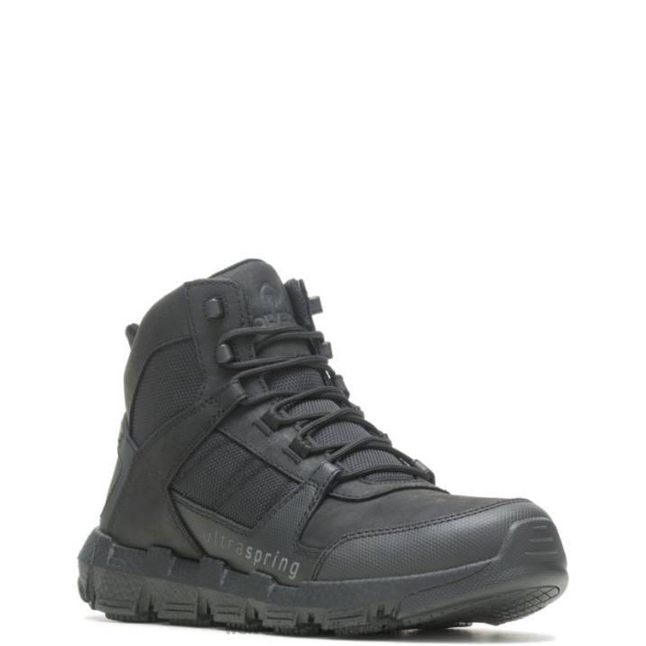Men Rev UltraSpring DuraShocks Vent Work Boot VZRN179 Black Wolverine - Image 2
