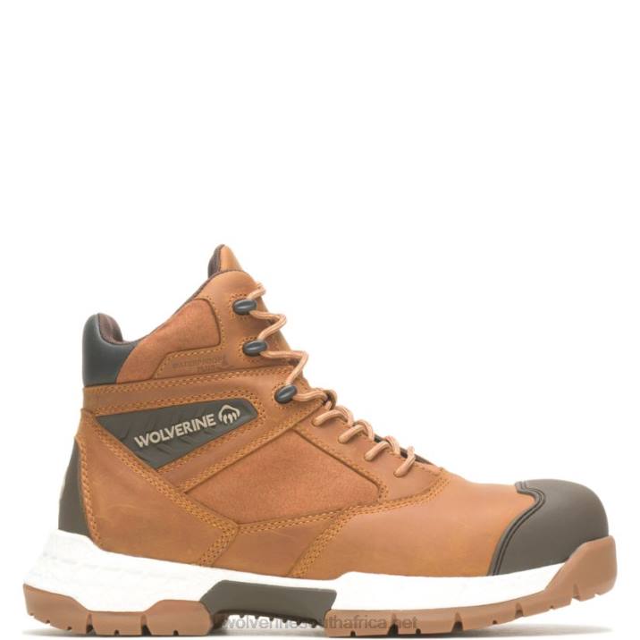 Men Rush UltraSpring 6" CarbonMax Work Boot VZRN133 Honey Wolverine - Image 1