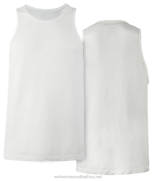 men_seamless_rib_tank_vzrn304_white_wolverine.jpg Men Seamless Rib Tank VZRN304 White Wolverine - Image 1
