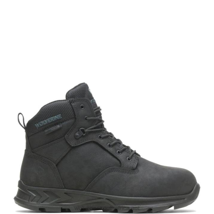 Men ShiftPLUS Work LX 6" Alloy-Toe Boot VZRN66 Black Wolverine - Image 1