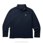 Men Sun-Stop Eco 1/2 Zip VZRN311 Dark Navy Wolverine