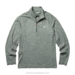 Men Sun-Stop Eco 1/2 Zip VZRN312 Gunmetal Heather Wolverine