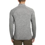 Men Sun-Stop Eco 1/2 Zip VZRN312 Gunmetal Heather Wolverine - Image 6