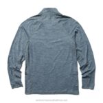 Men Sun-Stop Eco 1/2 Zip VZRN313 Navy Heather Wolverine - Image 3