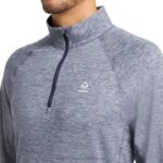 Men Sun-Stop Eco 1/2 Zip VZRN313 Navy Heather Wolverine - Image 5