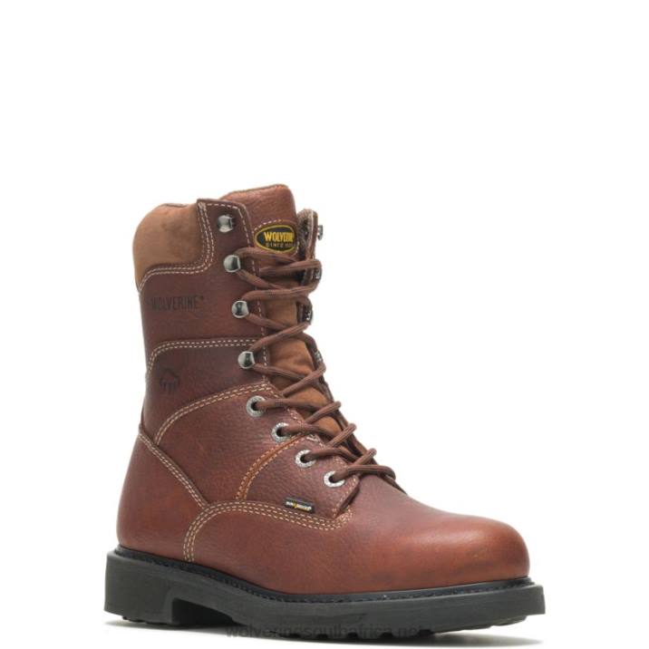 Men Tremor DuraShocks 8" Work Boot VZRN164 Brown Wolverine - Image 2
