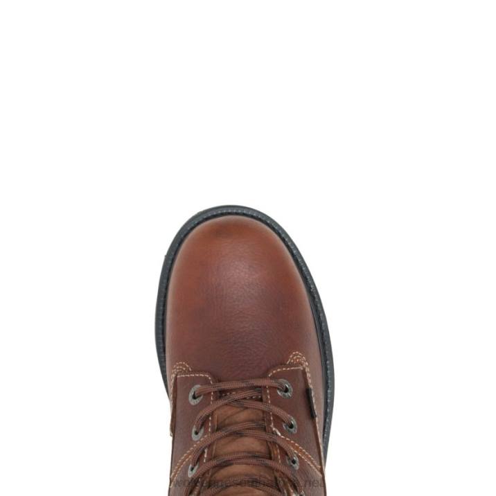 Men Tremor DuraShocks 8" Work Boot VZRN164 Brown Wolverine - Image 5