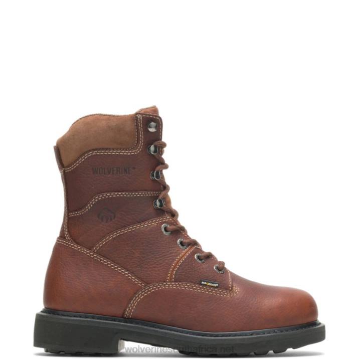 Men Tremor DuraShocks 8" Work Boot VZRN164 Brown Wolverine - Image 1