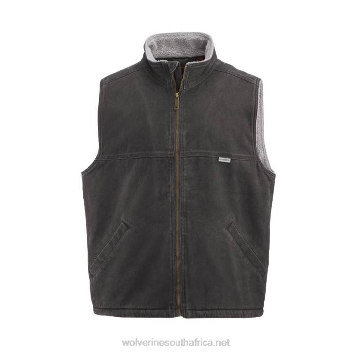 men_upland_vest_big_tall_vzrn271_black_wolverine.jpg Men Upland Vest (Big & Tall) VZRN271 Black Wolverine - Image 1
