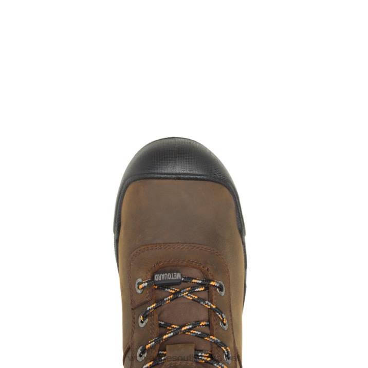 Men Warrior Met-Guard 6" Boot VZRN181 Dark Coffee Wolverine - Image 5