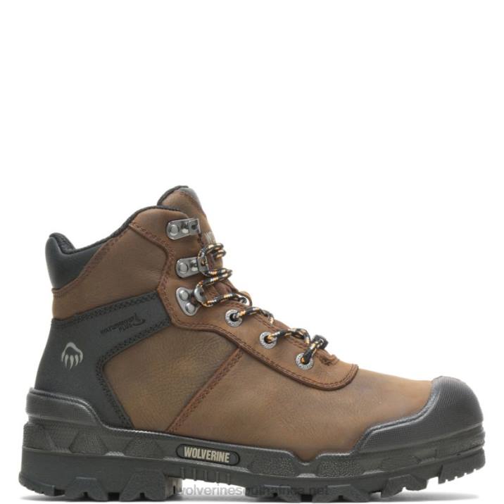 Men Warrior Met-Guard 6" Boot VZRN181 Dark Coffee Wolverine - Image 1