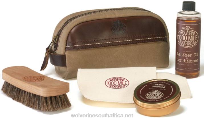 unisex_1000_mile_leather_care_kit_vzrn294_brown_wolverine.jpg Unisex 1000 Mile Leather Care Kit VZRN294 Brown Wolverine - Image 1