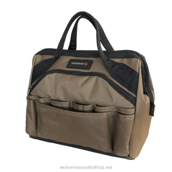 unisex_15_29_pocket_tool_bag_vzrn236_brown_wolverine.jpg Unisex 15" 29 Pocket Tool Bag VZRN236 Brown Wolverine - Image 1