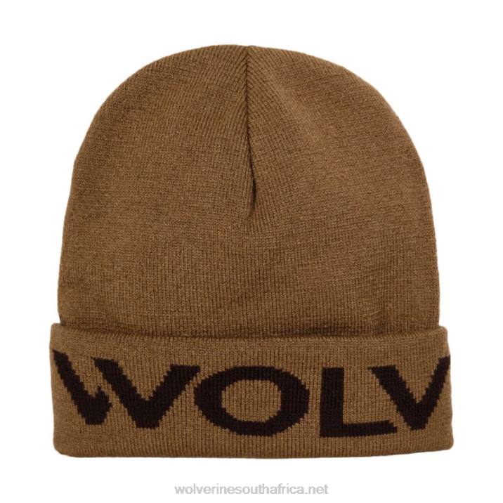 unisex_logo_watch_cap_vzrn276_chestnut_wolverine.jpg Unisex Logo Watch Cap VZRN276 Chestnut Wolverine - Image 1