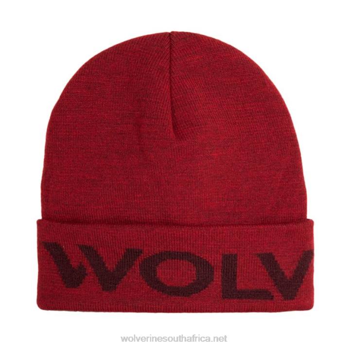 unisex_logo_watch_cap_vzrn277_burgandy_wolverine.jpg Unisex Logo Watch Cap VZRN277 Burgandy Wolverine - Image 1