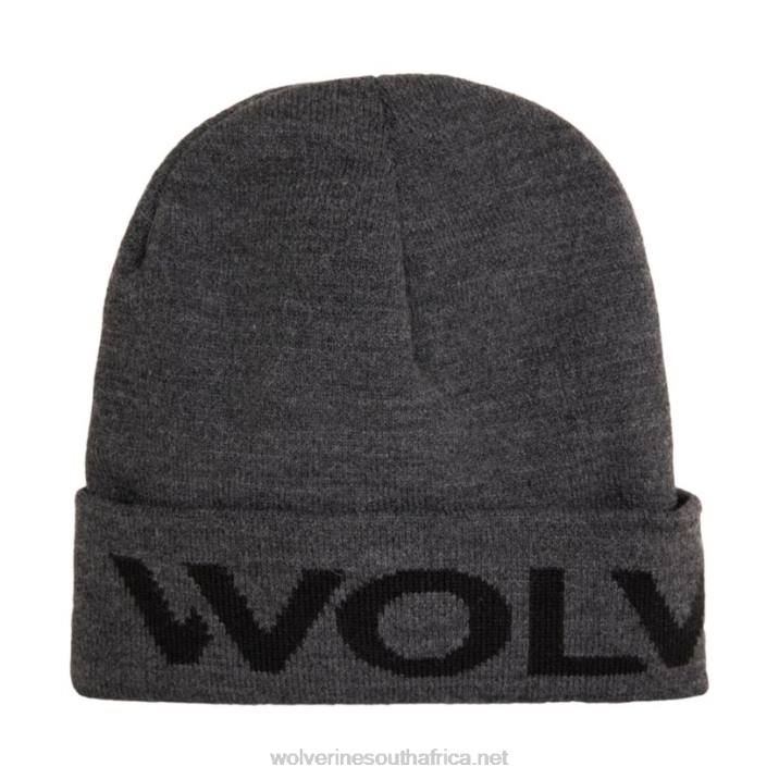 unisex_logo_watch_cap_vzrn278_charcoal_grey_wolverine.jpg Unisex Logo Watch Cap VZRN278 Charcoal Grey Wolverine - Image 1