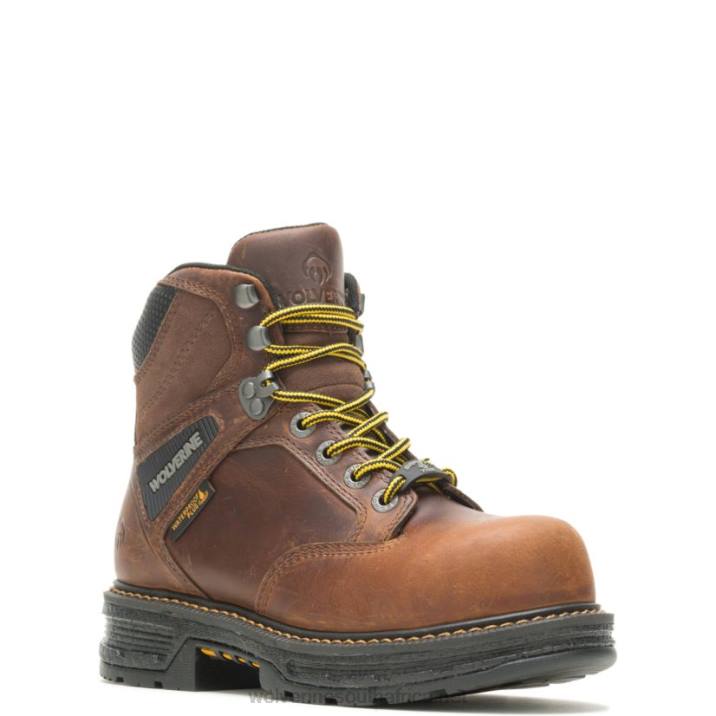 Women Hellcat UltraSpring CarbonMAX 6" Work Boot VZRN115 Tobacco Wolverine - Image 2