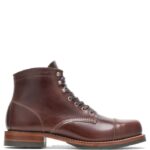 Men 1000 Mile Cap-Toe Classic Boot VZRN196 Havana Brown Wolverine