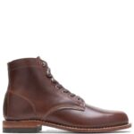 Men 1000 Mile Plain-Toe Original Boot VZRN194 Brown Wolverine