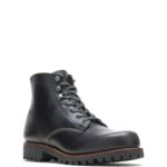Men 1000 Mile Plain-Toe Rugged Boot VZRN199 Black Wolverine - Image 2