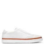 Men BLVD Court Sneaker VZRN224 White Leather/Stone Suede Wolverine