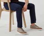 Men BLVD Court Sneaker VZRN225 Gray Leather/Gray Suede Wolverine - Image 2