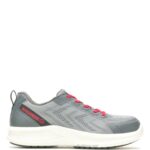 Men Bolt DuraShocks Knit CarbonMax Work Shoe VZRN100 Grey/Red Wolverine