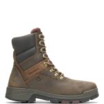 Men Cabor EPX Waterproof Composite Toe 8" Work Boot VZRN33 Dark Brown Wolverine