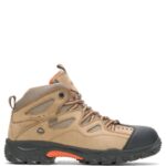 Men Durant Waterproof Steel-Toe Work Boot VZRN108 Light Brown/Orange Wolverine