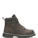 Men Floorhand Insulated 6" Steel-Toe Work Boot VZRN54 Dark Brown Wolverine