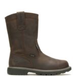 Men Floorhand Met-Guard Steel-Toe Wellington Work Boot VZRN150 Dark Brown Wolverine