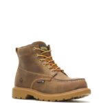 Men Floorhand Moc-Toe 6" Steel-Toe Work Boot VZRN59 Tan Wolverine - Image 2