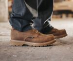 Men Floorhand Moc-Toe 6" Steel-Toe Work Boot VZRN59 Tan Wolverine - Image 3