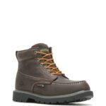 Men Floorhand Moc Toe 6 Work Boot VZRN170 Dark Coffee Wolverine - Image 2