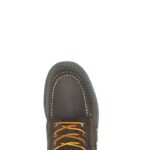Men Floorhand Moc Toe 6 Work Boot VZRN170 Dark Coffee Wolverine - Image 5