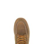 Men Floorhand Moc Toe 6 Work Boot VZRN171 Tan Wolverine - Image 5
